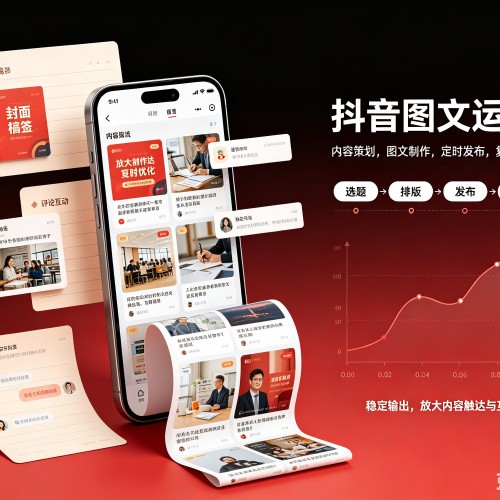 海晏抖音图文代运营服务